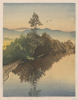 Leo Frank – Odraz stromov v rieke 