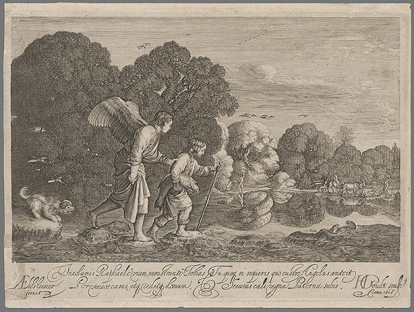 Hendrick Goudt, Adam Elsheimer – Tobiáš a anjel 