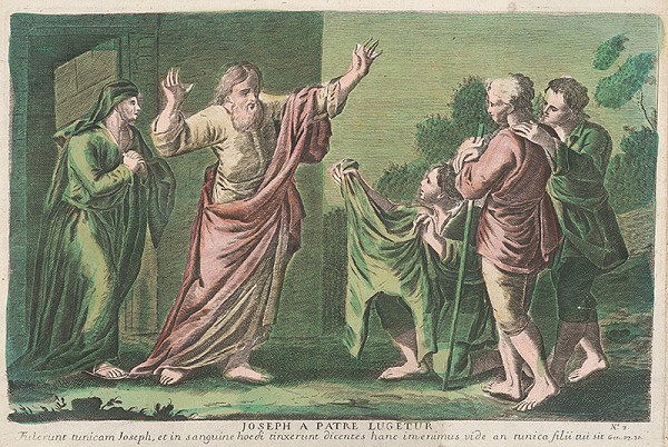 Neznámy rytec z 19. storočia, Giovanni Volpato, Giovanni Antonio Remondini – Otec oplakáva Jozefa