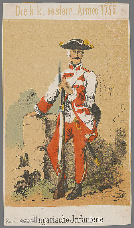 Johann Schönberg – Maďarská pechota 