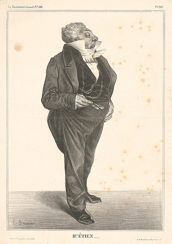 Honoré Daumier – Pán Etien