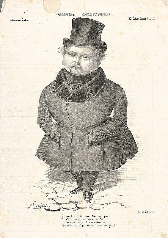 Francúzsky grafik z polovice 19. storočia – List zo Chari-vari 