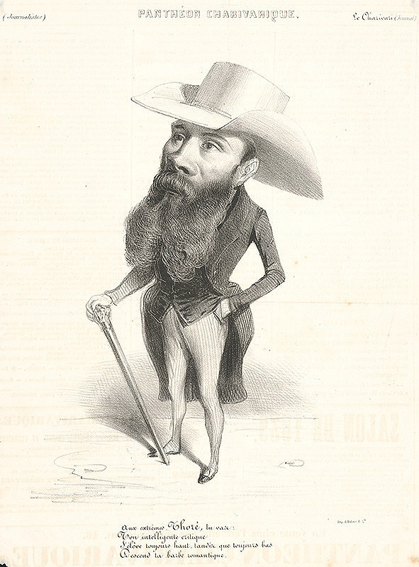 Francúzsky grafik z polovice 19. storočia – Novinár 