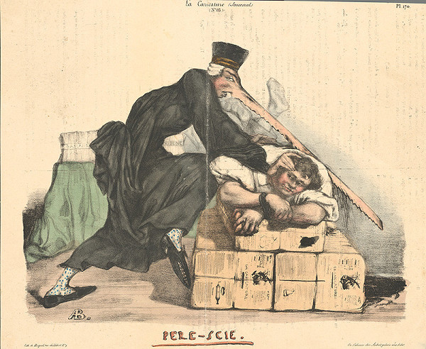 Henry Jean Becquet – Karikatúra Otec - píla