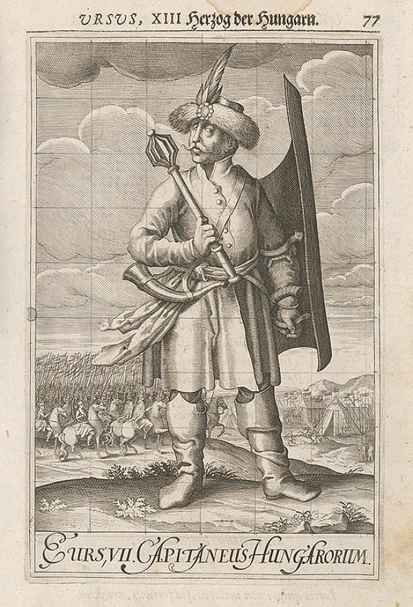 Stredoeurópsky grafik zo 17. storočia – Ursus, XIII Herzog der Hungarn