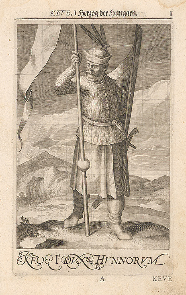 Stredoeurópsky grafik zo 17. storočia – Keve I. Herzog der Hungarn