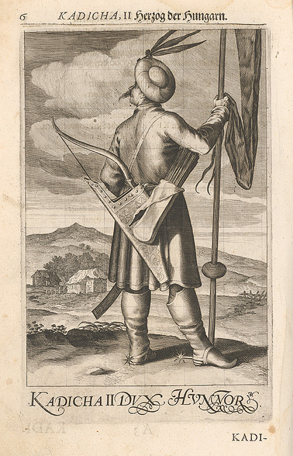 Stredoeurópsky grafik zo 17. storočia – Kadicha II. Herzog der Hungarn
