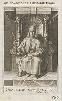 Stredoeurópsky grafik zo 17. storočia – Venceslvas, XXIV König in Hungarn 