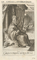 Stredoeurópsky grafik zo 17. storočia – Carolus I, XXVI König in Hungarn 