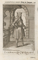 Stredoeurópsky grafik zo 17. storočia – Ludovicus, XXXVI König in Hungarn 