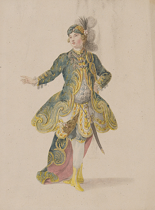 Stredoeurópsky grafik z 19. storočia – Gavalier II.