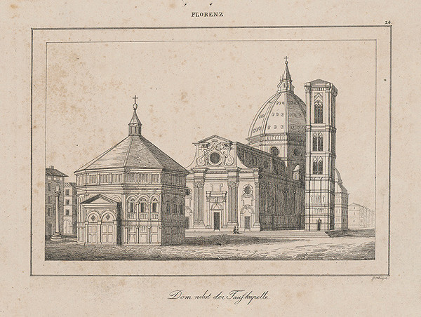 G. Weng – Dóm a baptistérium vo Florencii