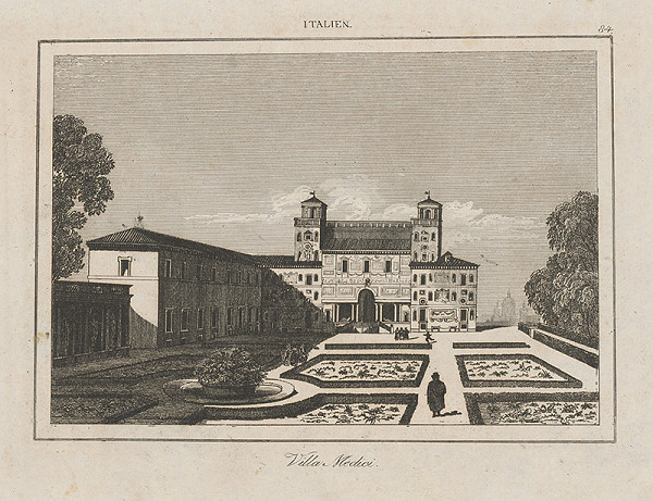 Taliansky autor z 2. polovice 19. storočia – Vila Medici v Benátkach