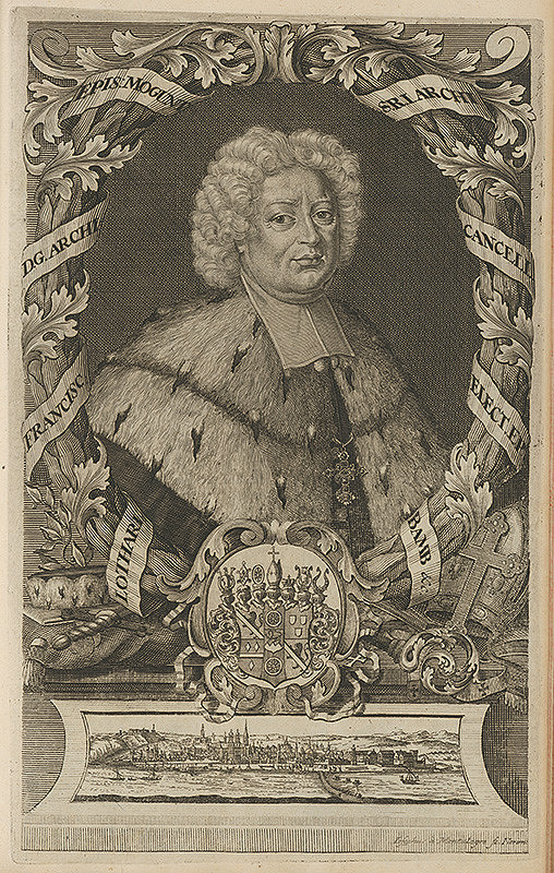 Joseph de Montalegre – Portrét kurfirstva, mohučského arcibiskupa Lothara Františka von Schönborna