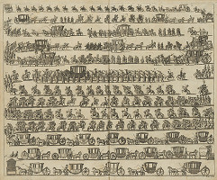 Nemecký grafik z 1. polovice 18. storočia, Fchr. P. – Usporiadanie sprievodu Karola VI. (2. časť) 