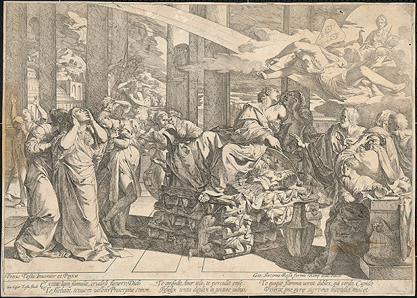 Giovanni Giacomo de Rossi, Givanni Cesare Testa – Smrť Dido