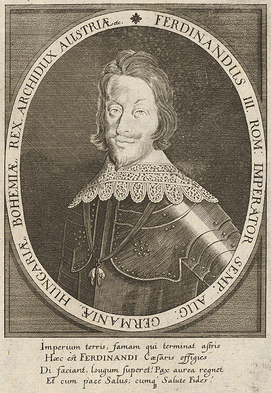 Stredoeurópsky rytec – Portrét Ferdinanda III. Habsburského