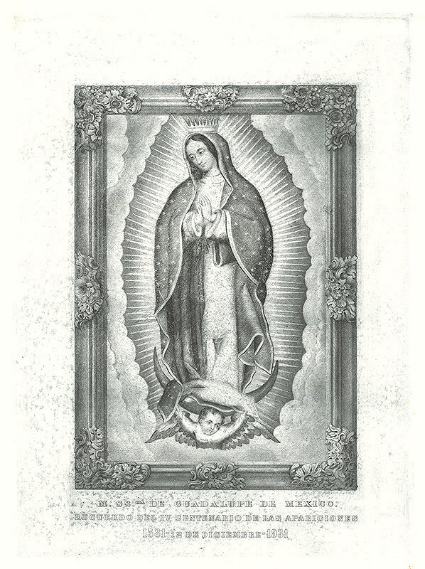 Neznámy autor – Panna Mária Guadalupská