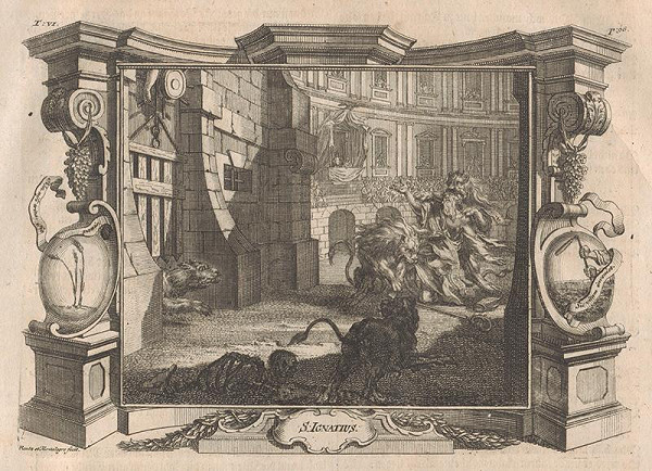 Michael Heinrich Rentz, Johann Daniel de Montalegre – Mučenie svätého Ignáca Antiochijského