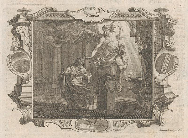 Michael Heinrich Rentz, Johann Daniel de Montalegre – Prorok Daniel a Archanjel Gabriel