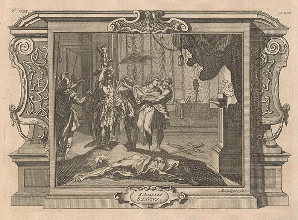 Michael Heinrich Rentz, Johann Daniel de Montalegre – Mučenie svätého Jána a svätého Pavla