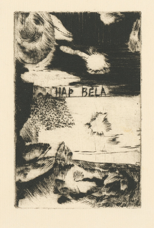 Anna Bartošová-Pelikánová – Ex libris Béla Hap 