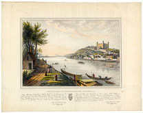 Ignaz Josef Weissenberg – Pohľad na Bratislavu z juhu (Pohľad na Zuckermandel) 