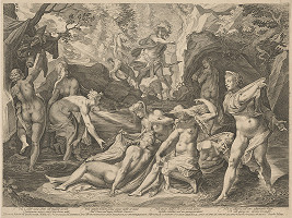Aegidius Sadeler II., Joseph Heintz st. – Diana a Actaeon 