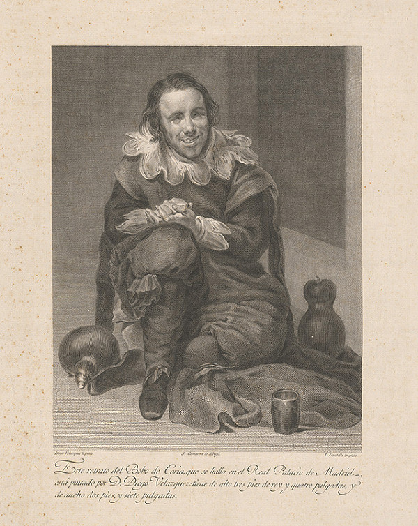 L. Groutelle, Diego Velázquez – Portrét slepca