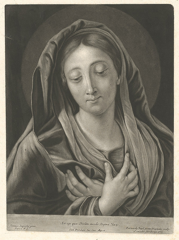 Bernhard Vogel, Ján Kupecký – Panna Mária Bolestná (Mater Salvatoris)