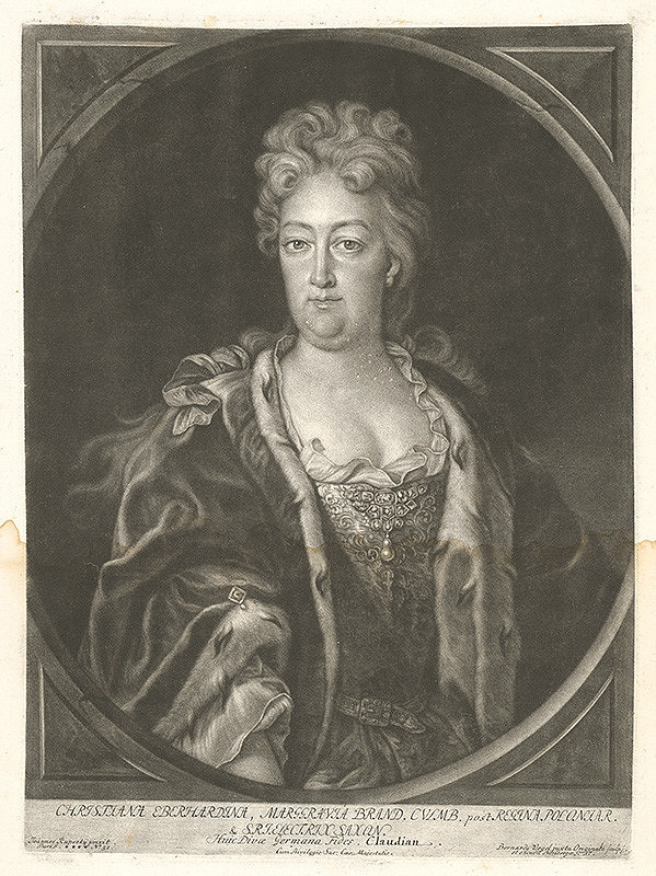 Bernhard Vogel, Ján Kupecký – Kristína Eberharda - manželka poľského kráľa Augusta III.