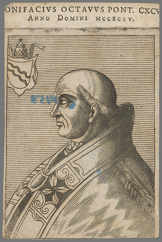 Stredoeurópsky grafik z 19. storočia – Portrét Bonifáca Oktáviusa Ponta 