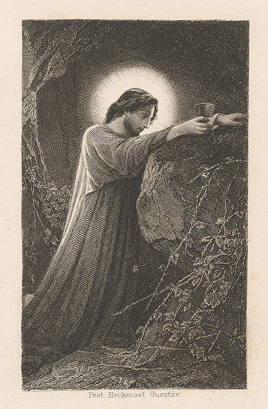 Gustáv Heckenast – Kristus v Getsemanskej záhrade 