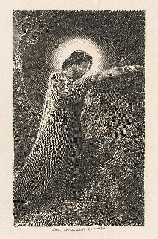 Gustáv Heckenast – Kristus v Getsemanskej záhrade