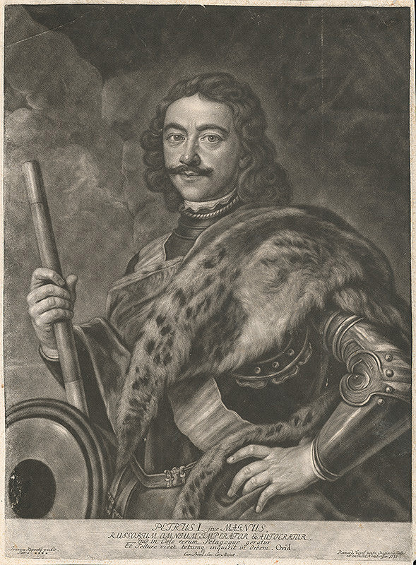 Bernhard Vogel, Ján Kupecký – Peter I. Veľký