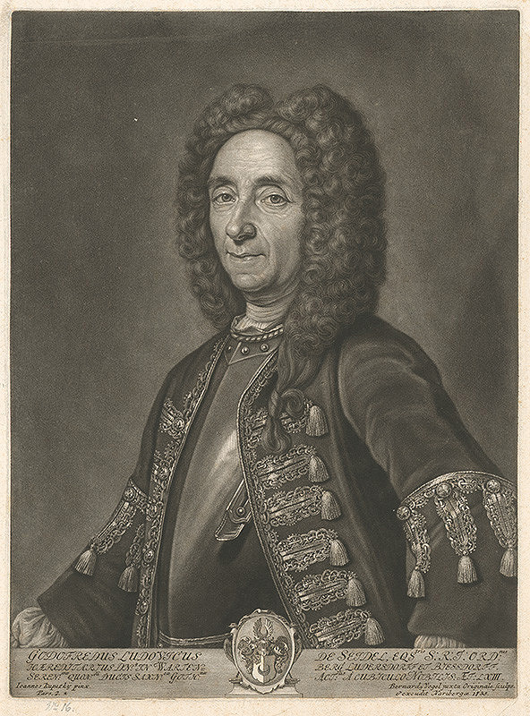 Bernhard Vogel, Ján Kupecký – Gottfried Ludwig von Seidel (1672-1734)