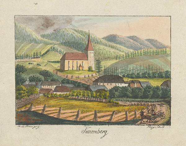 de B. Benn, Georg Scheth – Pohľad na Kaumberg 