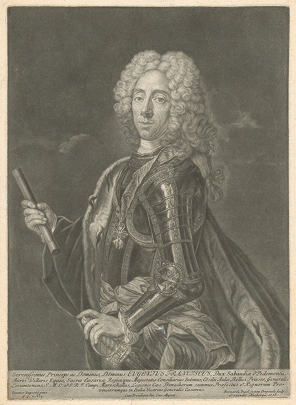 Bernhard Vogel, Ján Kupecký – Princ Eugen Franz von Savoyen - Carignan (1663-1736)