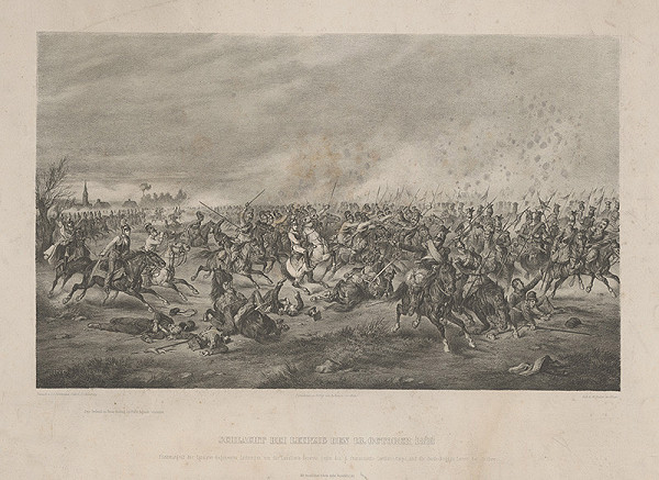 Johann Schönberg, Sigmund V. Allemand – Bitka pri Lipsku r. 1813