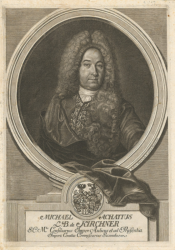 Andreas Geyer, Ján Kupecký – Portrét cisárskeho dvorného Michaela Achatiusa Kirchnera