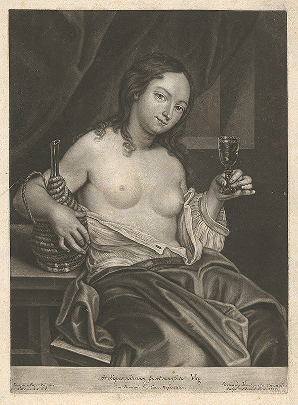 Bernhard Vogel, Ján Kupecký – Pijúca žena