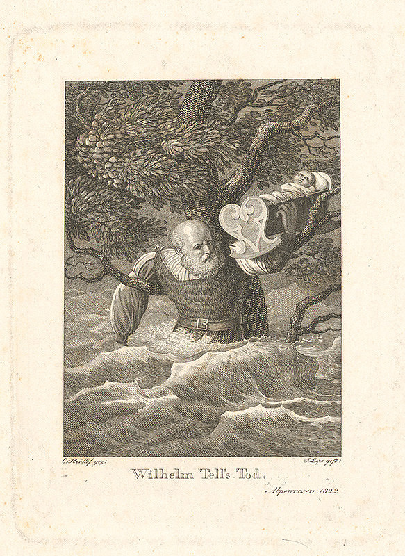 Johann Jacob Lips, C. Heidlof – Smrť Wiliama Tella