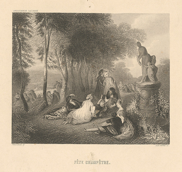 Albert Henry Payne, Antoine Watteau – Sviatok sedliakov