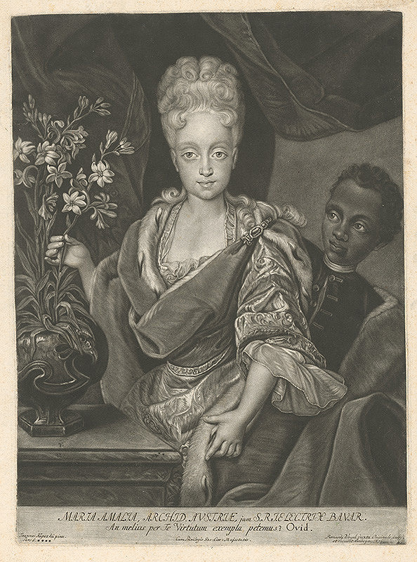 Bernhard Vogel, Ján Kupecký – Portrét arcivojvodkyne Márie Amálie Habsburskej