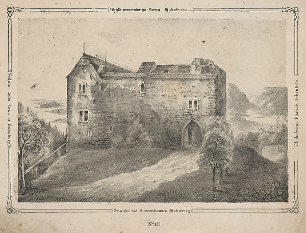 Stredoeurópsky grafik z 19. storočia – Pohľad na habsburgský dom