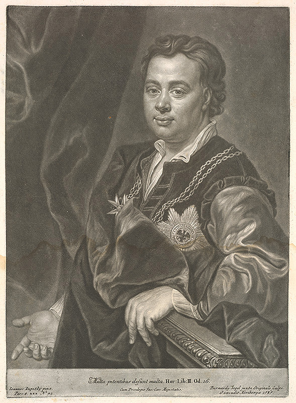 Bernhard Vogel, Ján Kupecký – Portrét grófa Gustava Adolfa Gottera (1692-1762)