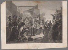 Baron Gross – Ľudovít XVIII. opúšťa Tuilerijský palác 