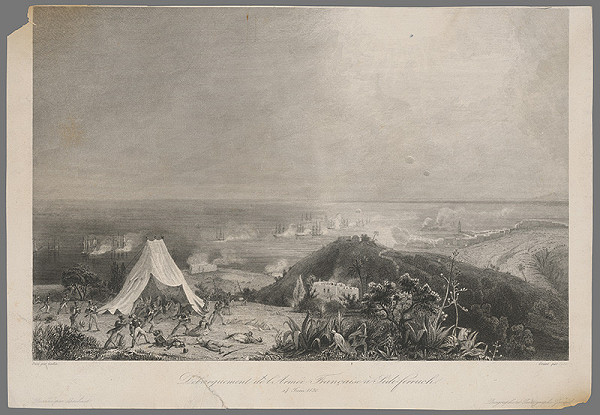 Petit, Théodore Gudin – Francúzska armáda v Sidiferruch 