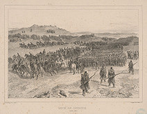 Gihaut frères, Auguste Raffet – Pochod proti Constantinu 