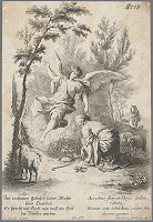 Giuseppe Zocchi, Johann Georg Hertel – Mojžiš so stádom 